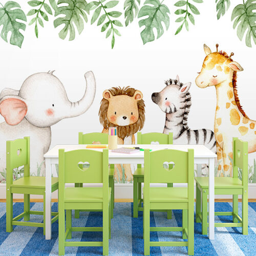 Foto tapete Painted jungle 2